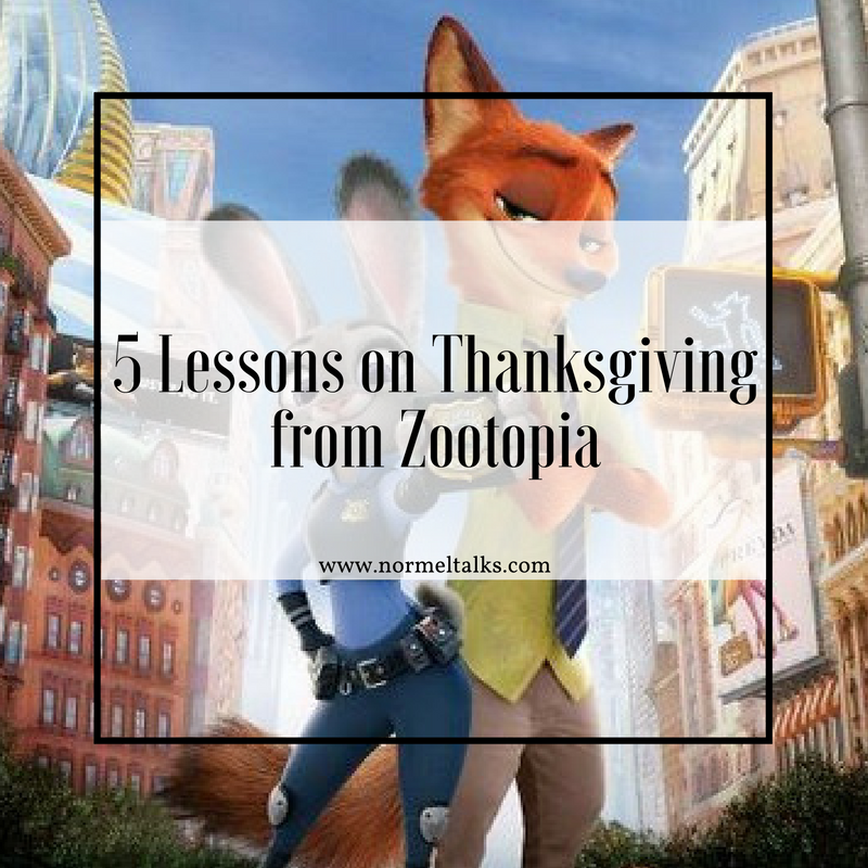 zootopia and thanksgiving